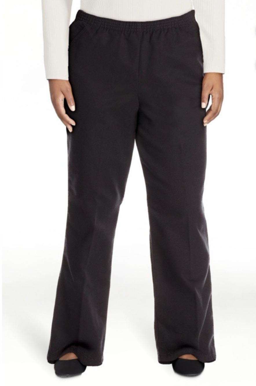 Chic Comfort Collection Scooter Elastic Waist Pants Size 16 Avg Black Pull On
